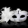 Tanzparty Diamant Venezianische Maske Feder Blume Hochzeit Karneval Leistung Kostüm Sexy Lady Maske Maskerade Weihnachten