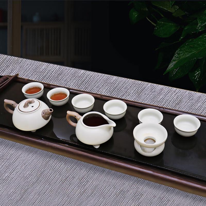 Bafangli Ruyao Ceramic 10-Piece Tea Set