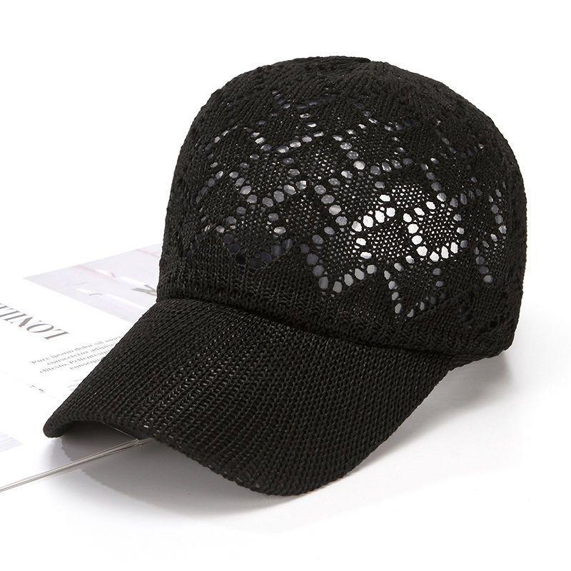 Hat Women's Summer Mesh Breathable Baseball Cap Casual Fashion Cap Outdoor Hollow Sunshade Sun Hat