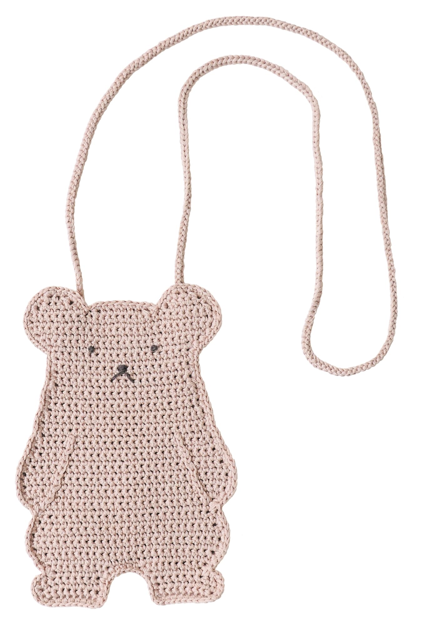 

Hamanaka Amimono Kit Bear Pochette Хлопок со всего мира Египетская лента использована COL. Коричневый H320-003-023
