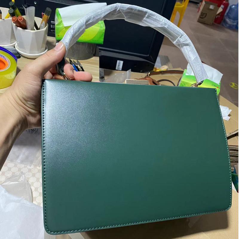 Luxury Simple PU Leather Top Handle Bags for Women Vintage Female Clip Closed Underarm Bags Fashion Solid Color Ladies Handbags