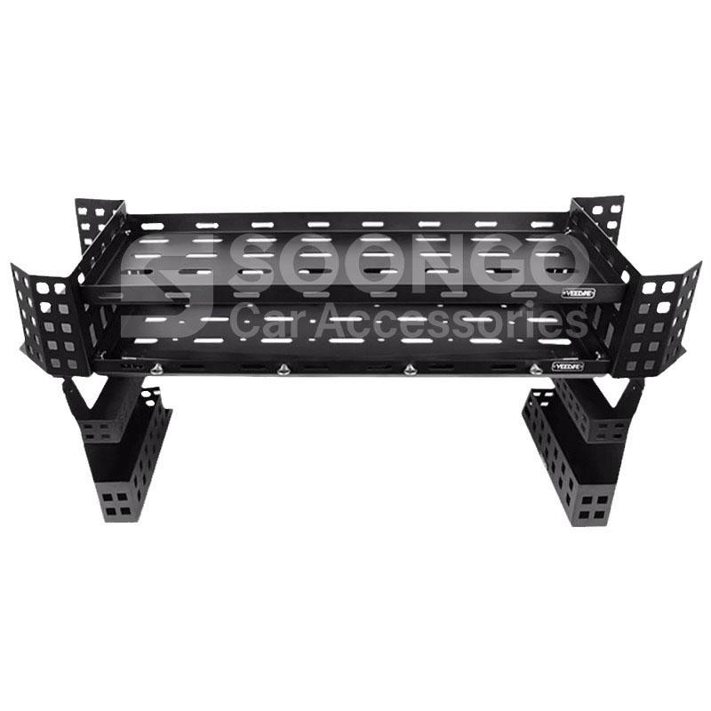 For Land Rover Defender 110 Car Trunk Storage Rack Shelf Expansion Tailgate Organizer Partition Board Auto Modification Parts XS7