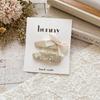 2/3pcs Golden Bright Leather Series Sweet Girl Children's Hairpin New Cute All-match Explosive Baby Broken Hair Bangs Side Clip