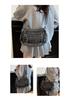 Women's 2026 Stylish Textured Denim Large Capacity Single Shoulder and Crossbody Bag