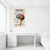 Vintage Trauma Brain Processing Infographic Metal Tin Sign Educational Brain Structure Poster for Home Bar Man Cave Wall Decor