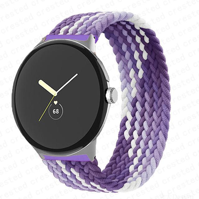 Solo Loop intrecciato per cinturino Google Pixel Watch Accessori Smartwatch Cinturino in nylon elastico Braccialetto correa Pixel Watch Banda Active