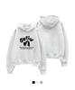 N/H Slime Cats Crop Oversized Fleece Hoodie (Gmh4-4Nh034)