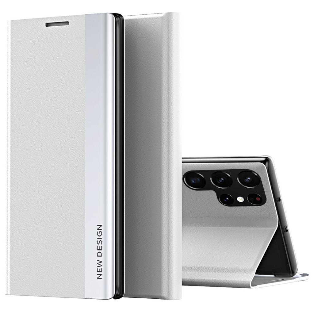 For Samsung Galaxy S25 Ultra Case Anti-Drop Leather Phone Cover with Stand AVE