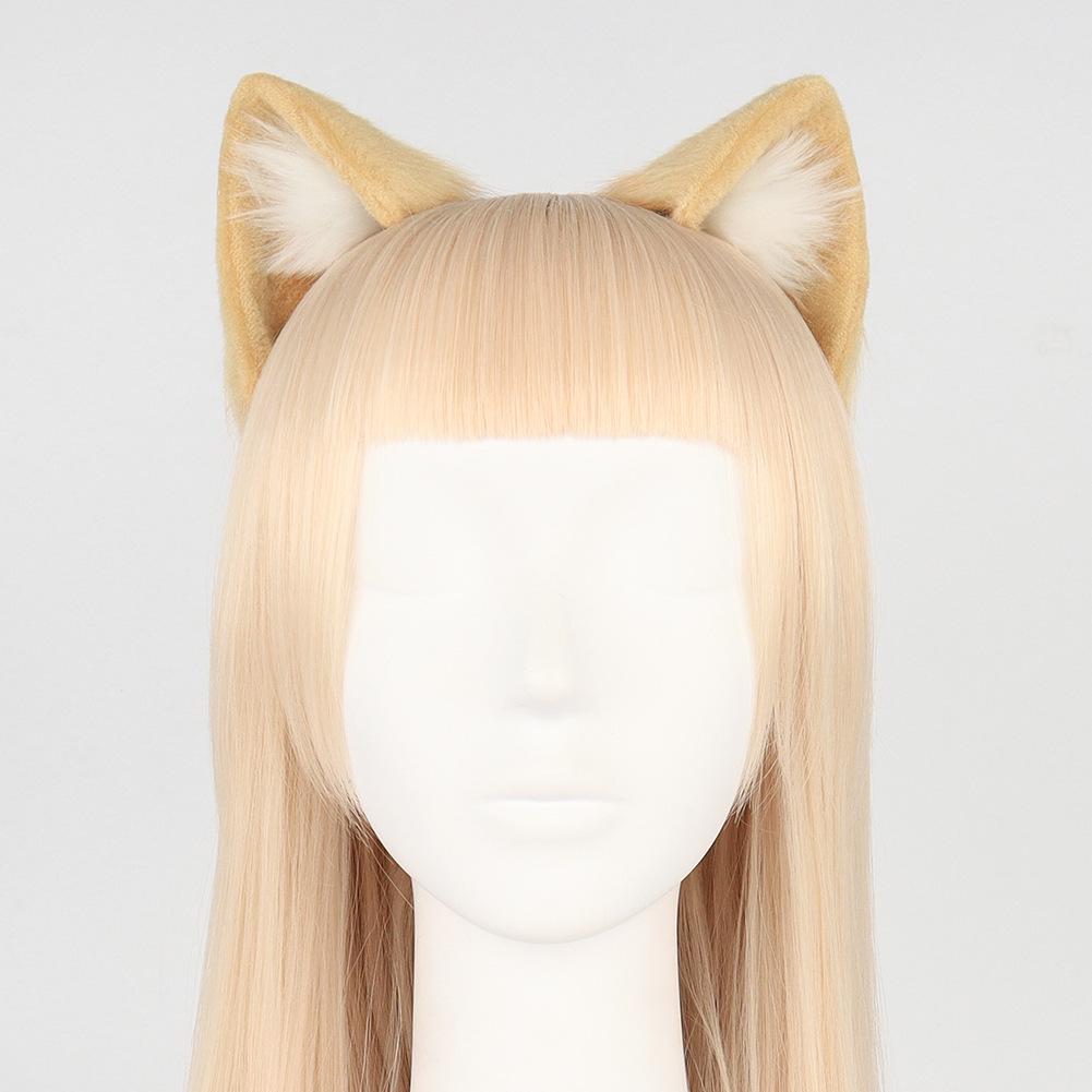 Cosplay Cute Cat Ears Headband - Adjustable, Lifelike Accessory for Costumes