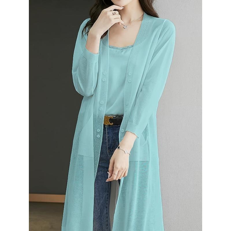 YYFS Women s Fashion Casual Summer Spring Solid Color Print Long Sleeve Blouses & Shirts S