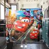 Manta de Franela con Estampado de Coches Estilo Dibujos Animados para Sofás Camas Dormitorios Sillas Viajes Pícnics Decoración del Hogar Todas las Estaciones Nuevo Set