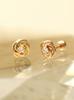 Minimalpiercing 14K 3D Mini Rose Piercing Earrings