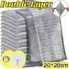 No Scratches of Multi-purpose Wire Wool Cleaning Cloth,Reusable Metal Wire Dishwasher,Suitable for Kitchen Utensils,Sinks