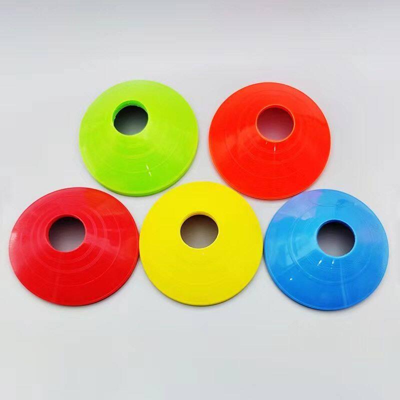 Thickened Football Training Cones - Student Marker Discs for Obstacle Courses & Drills