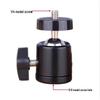 17mm Ball Head Camera Phone Stand with Swivel Head & 1/4 Phone Clip for Live Streaming, Horizontal, Vertical, & Top-Down Shooting