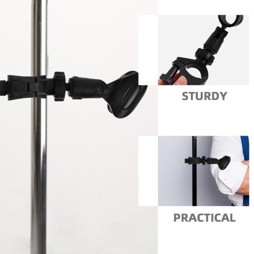 Alasum Microphone Clip Holder, Set of 2, Universal Microphone Stand/Handheld Microphone Extension Clip, U-Shaped Microphone Clip