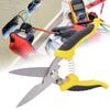 Nůžky Multifunkční Průmyslové Nerezová Ocel Žlutá Černá Rukojeť Elektrikářské Ruční Nářadí
