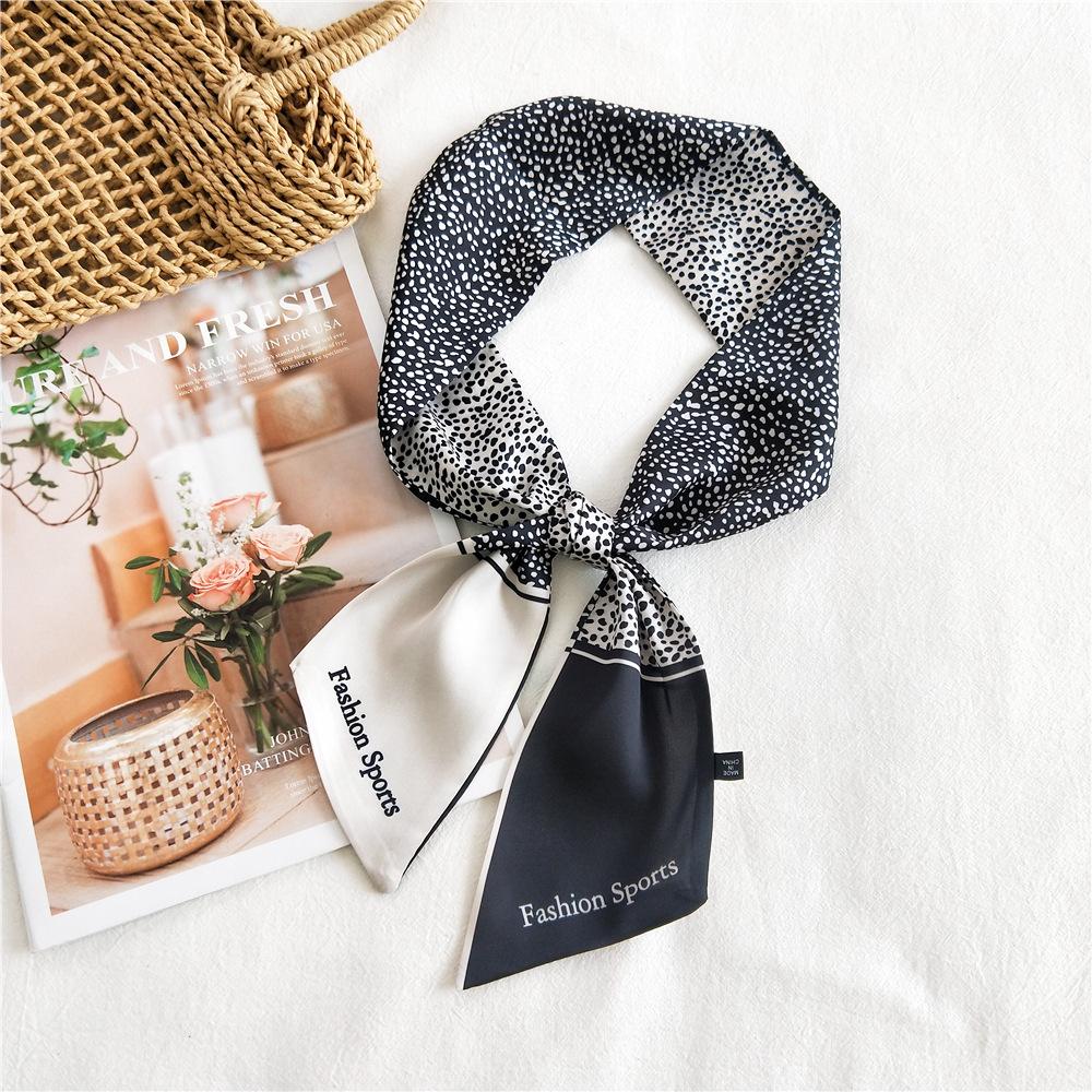 New Scarves Silk Scarves Women'S Spring And Autumn Season Long Decorative Professional Scarves Summer Thin Styles Paired With Shirts Stylish
