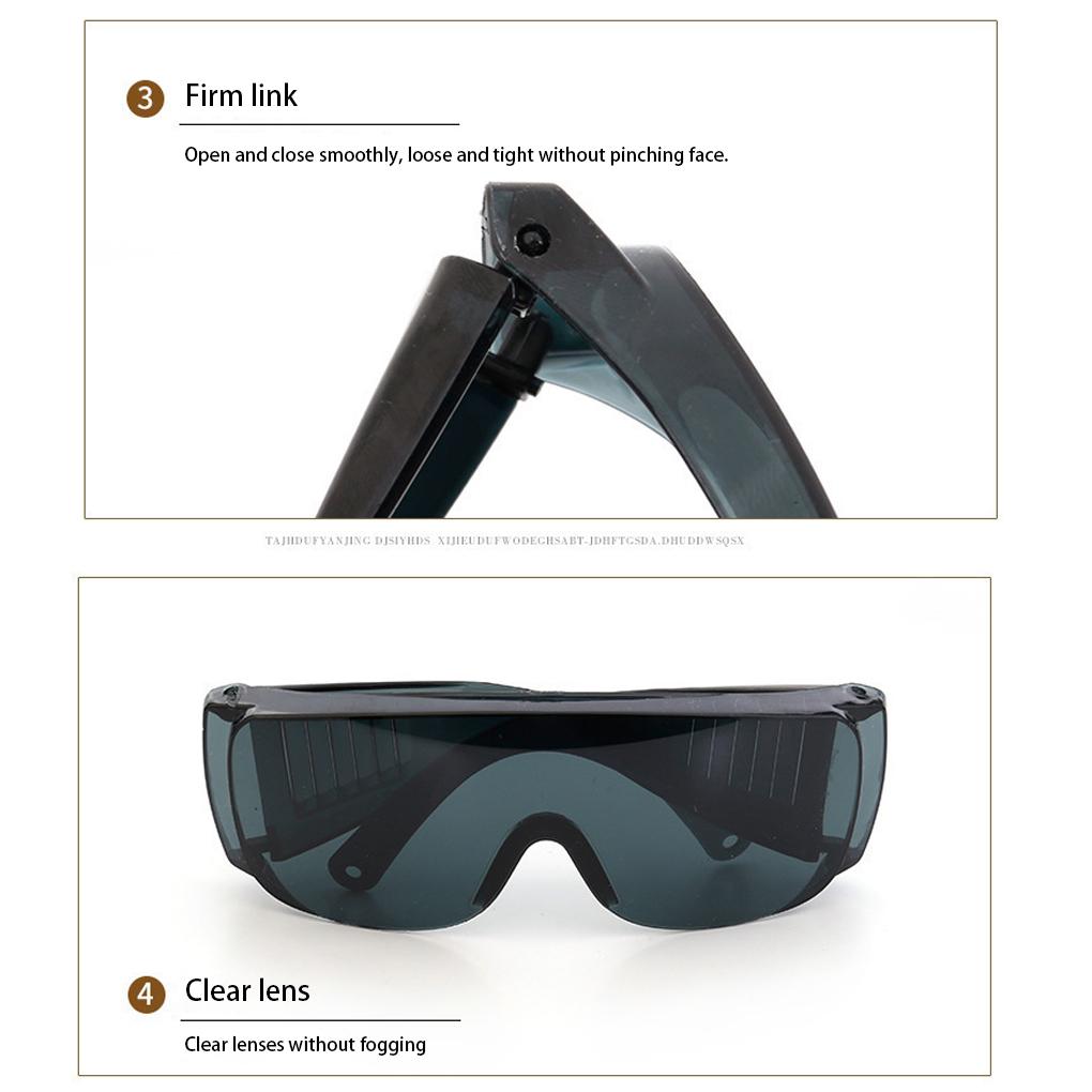 Eyewear Glasses Protection Goggles LightTransparent Laboratory Welding Anti-UV Anti-impact Removal Durable Portable