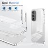 For Samsung Galaxy S24 Clear Phone Case TPU PC Anti-Slip Drop-Proof Back Cover