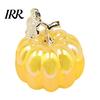 Electroplated Leaves Ornament Acrylic Simulation Pumpkin Decor, Halloween Fake Desktop Decoration for Table Car, Spooky Party Centerpiece Home Decor