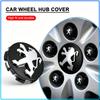 Car Wheel Center Cap Emblem Hub Covers Badge Auto Accessories For Peugeot 107 108 206 207 208 301 307 308 405 406 407 408 508 607 807 2008 3008 4008