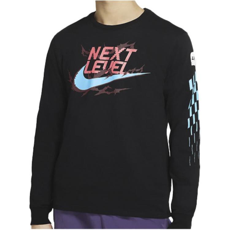 Nike LPL Collaboration Print Long Sleeve T-Shirt Men Tops Black DA5004-010