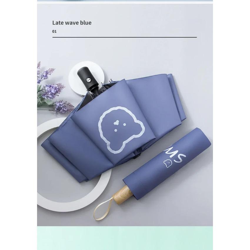 

Роскошный полностью автоматический зонт от дождя с длинной ручкой, золотой клей, золотая ручка для Rolls Royce