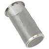 Cold Brew Coffee Filter Stainless Steel Reusable Wide Mouth Mesh Cylindrical Filter with White Gasket for Tea
