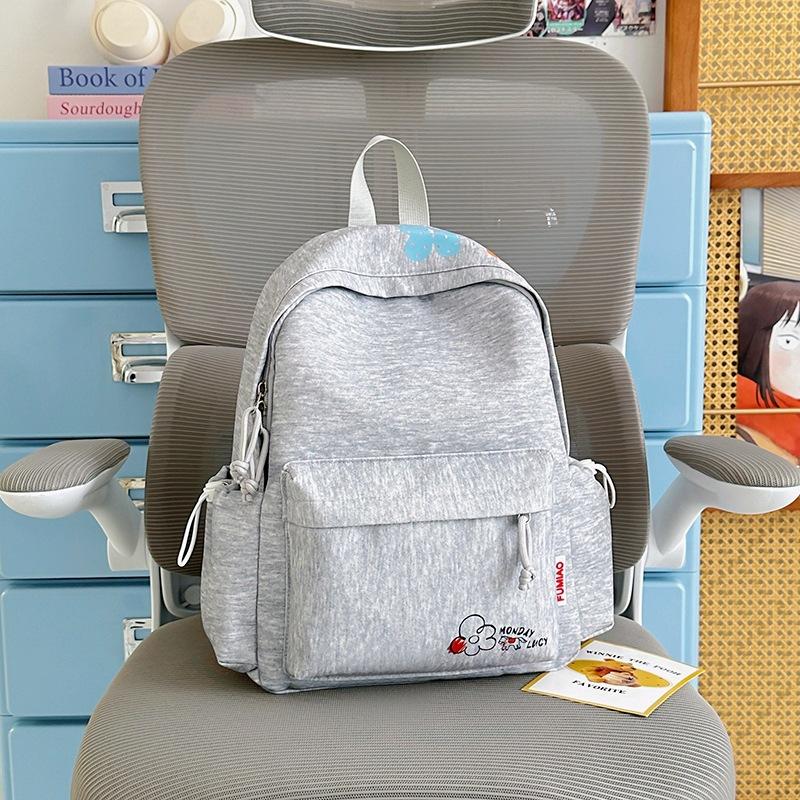 Schoolbag schoolbag girls ins wind niche backpack simple junior high school high school students elementary school students versatile backpack