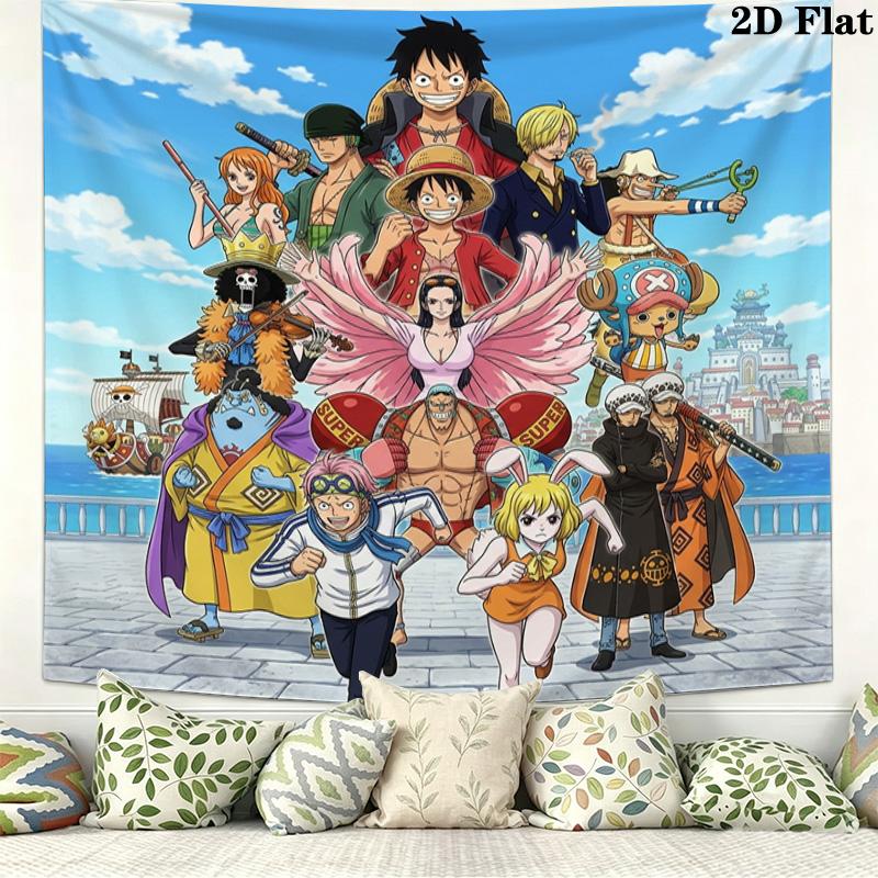 Arazzo da Parete One Piece Appeso Estetico alla Parete Coperta in Tessuto Stampato Arazzi Decorativi per Camera da Letto Soggiorno Decorazione per la Casa