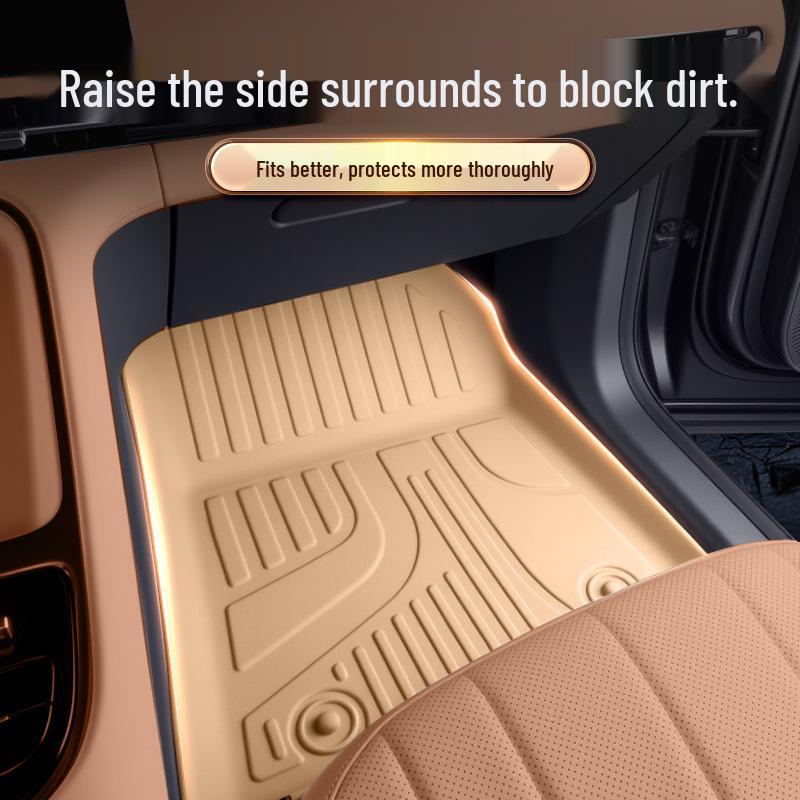 BYD Han L Floor Mats for TPEDM/EV25: New Car Interior Accessories for Driver and Passenger