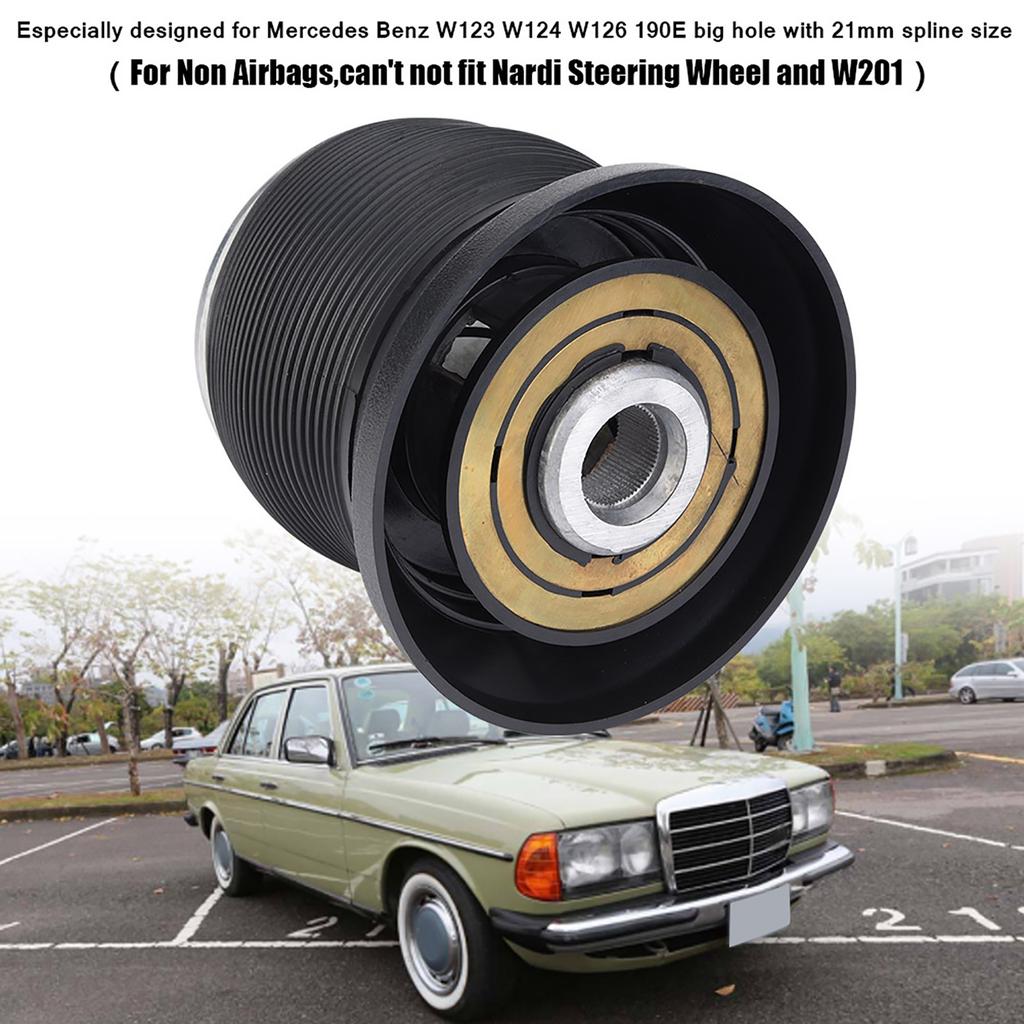 Auto 21mm Lenkradnabe Adapter Boss Kit für Mercedes Benz W123 W124 W126 190E