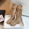 Maillard Long Boots But Knee Boots Children's Derelict Merry Sioux Knight Boots Thick Heel Skinny High Boots
