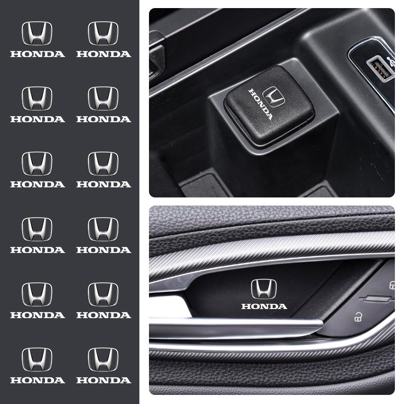 PCVHD1 Car Badges Auto Interior Decor Logo Stickers For Honda Civci FIT CRV Accord Jazz HRV Dio Stepwgn Prelude Odyssey City CRX Pilot