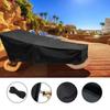 Full Coverage Chaise Lounge Cover Oxford Cloth Recliner Protective Cover Beach Chair Cover  Patio