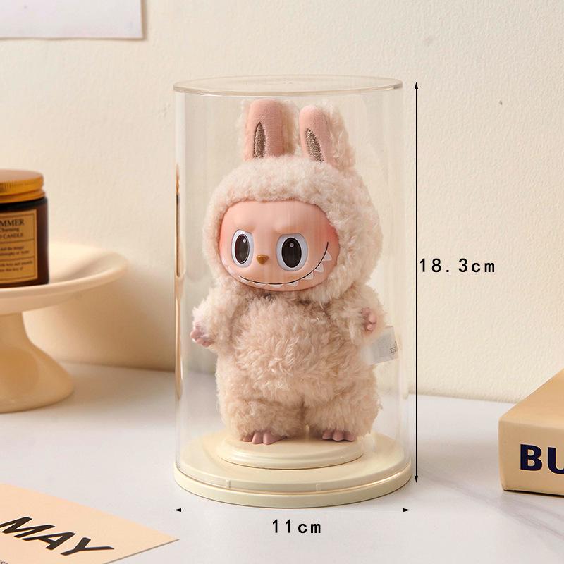 Przezroczysty obrotowy stojak ekspozycyjny na pluszowe zabawki, szmaciane lalki i figurki akcji