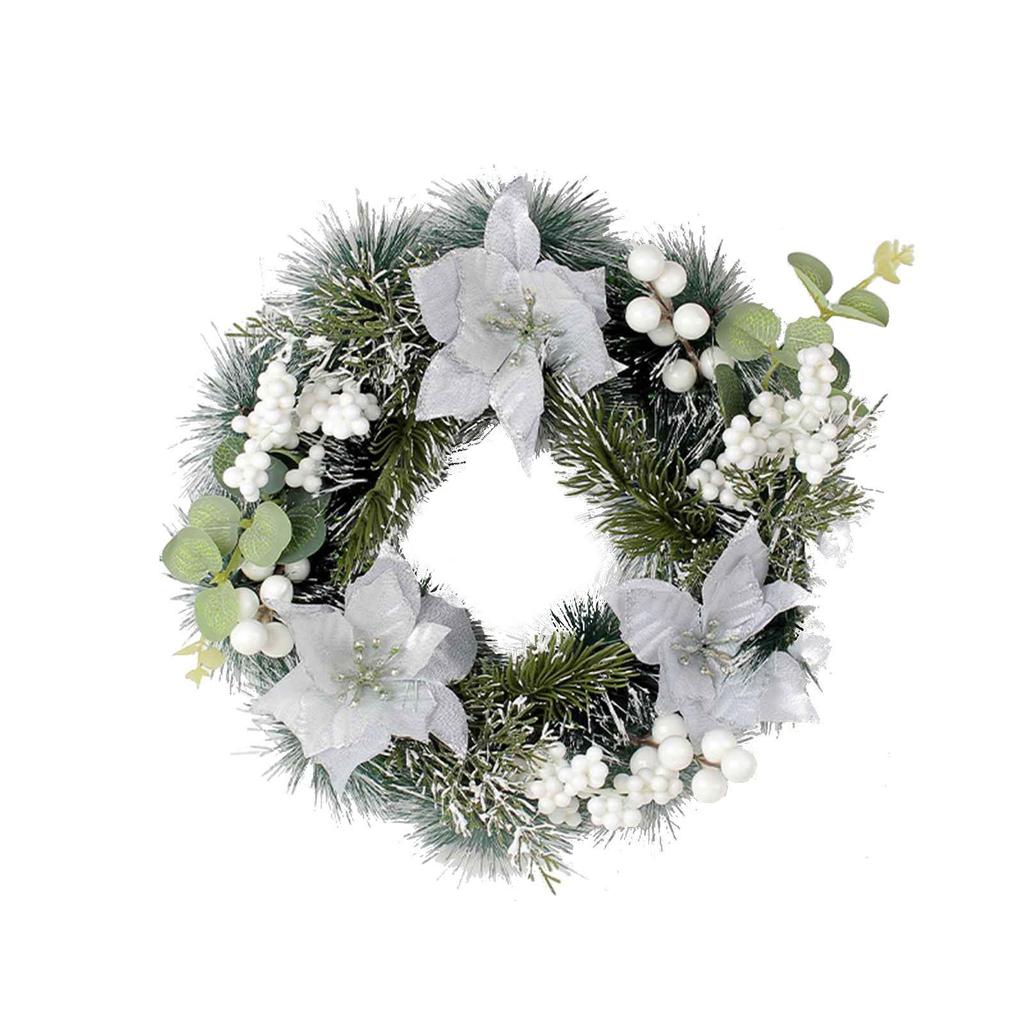 Hristmas Simulation Wreath Door Hanging Christmas Decoration Wreath Decoration