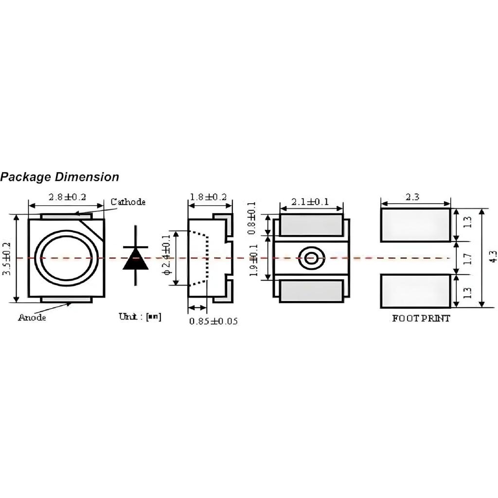 5pcs MCU-GUVA-S12SD Solar UV Intensity Sensor, GUVA-S12SD UV Detect Sensor, Ultraviolet Light Sensor, S12SD Light Sensor, Wavelength Detection Range