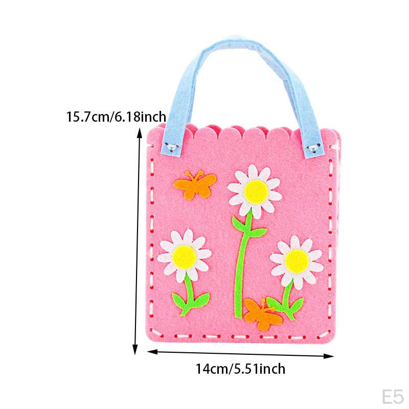 Children's Bag Craft Kit - DIY Sewing Set for Making Purses And Wallets