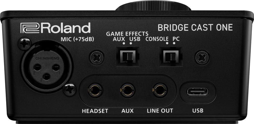 Roland BRIDGE CAST ONE Gaming Cast DAC/Amp/Audio Interface/Streaming/Gaming Mixer/Mac/Windows/PS5/Voice Changer/Bridge One/BRC-ONE