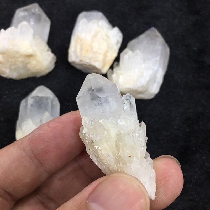 Stunning Natural Pineapple Crystal Point Cluster Wand White Quartz Healing Gemstone