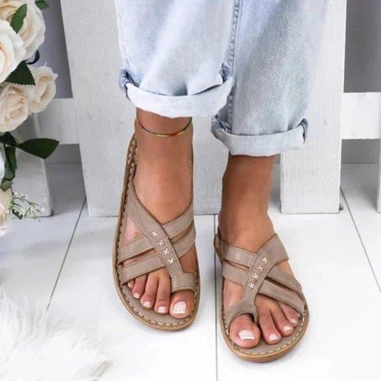 Women'S Slippers Fashion Platform Wedge Sandals Comfortable Flat Simple Non-Slip Beach Shoes Sandalia Feminina Plataforma