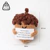 Hand-Woven Crochet Doll Positive Energy Potato Funny Vegetables Fruits Toy Emotion Expression Gift Pocket Hug Knitting Ornaments