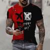 New 3d Printed Summer Simple Retro Men'S T-Shirt Trend Street Personality