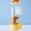 Plastic Parrots Food Holder Automatic Bird Feeder Hanging food Dispenser for Bird Cage Minimizing Waste for Small Birds