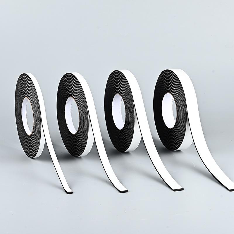 Black EVA Foam Double-Sided Adhesive Tape 568mm - Sound Insulation, Shock Absorption, Sealing