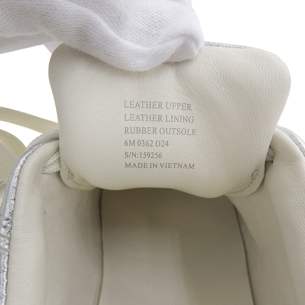 Tory Burch Excellent condition Good Luck Trainer sneakers, women's, silver metallic, size 6M shoes 6 M Silver metallicUsed