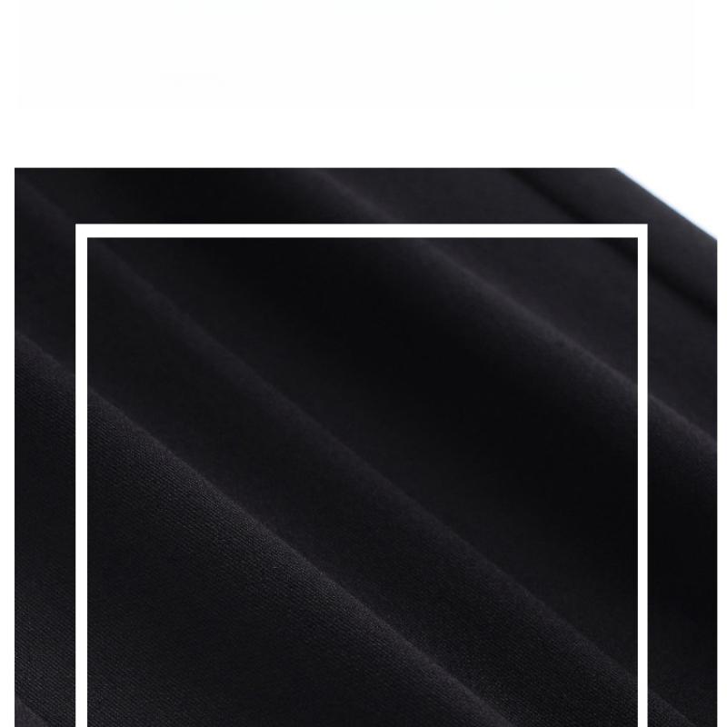 Flared Pants for Women, Nine-Tenths Length, New Black High-Waisted Slimming Casual Petite Suit Flared Pants