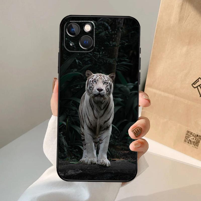 

Animal Tiger Phone Case For iPhone 17 Air 16 15 14 13 12 11 Pro Max 12 13 mini 15 16 Plus 16e Cover Coque iPhone 17 Air